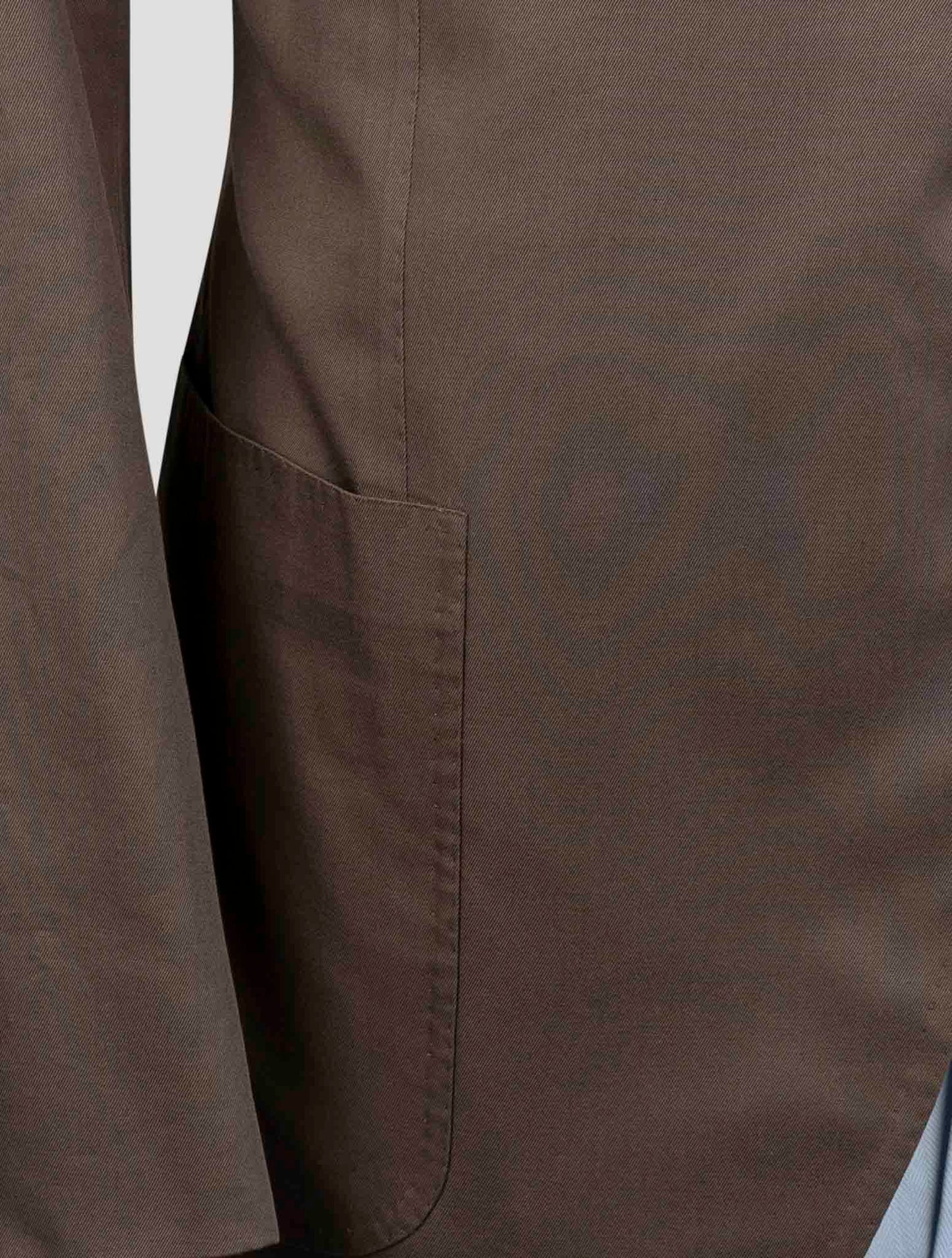 Kiton Brown Cotton Suit