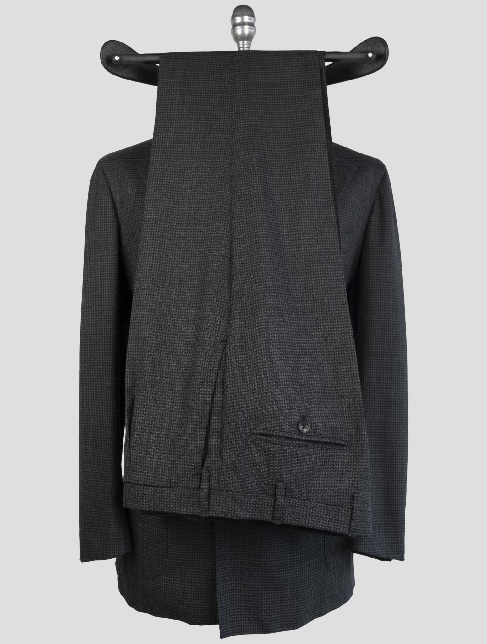 Kiton Gray Virgin Wool Cashmere Suit