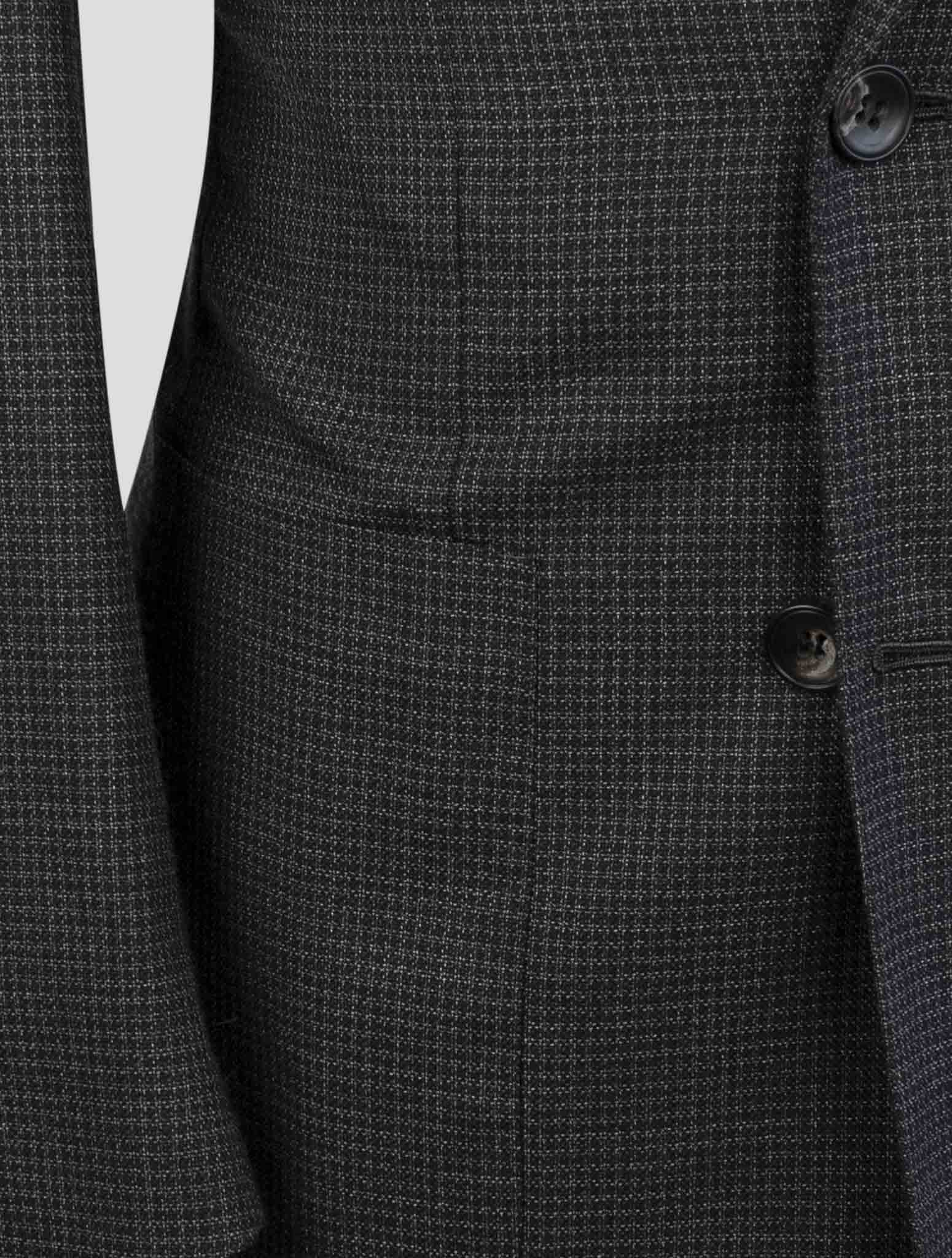 Kiton Gray Virgin Wool Cashmere Suit