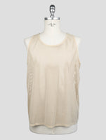 Kiton Beige Leather Gilet