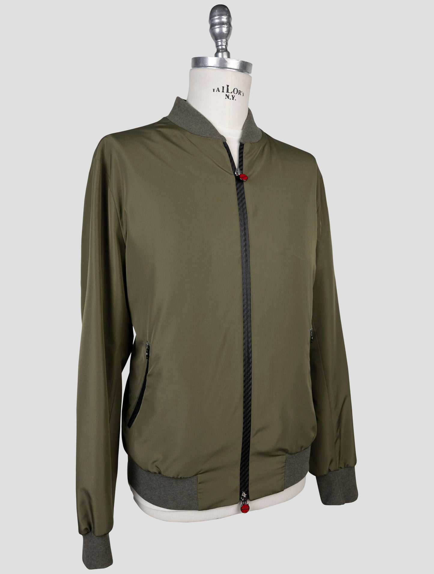 Kiton Green Pl Coat