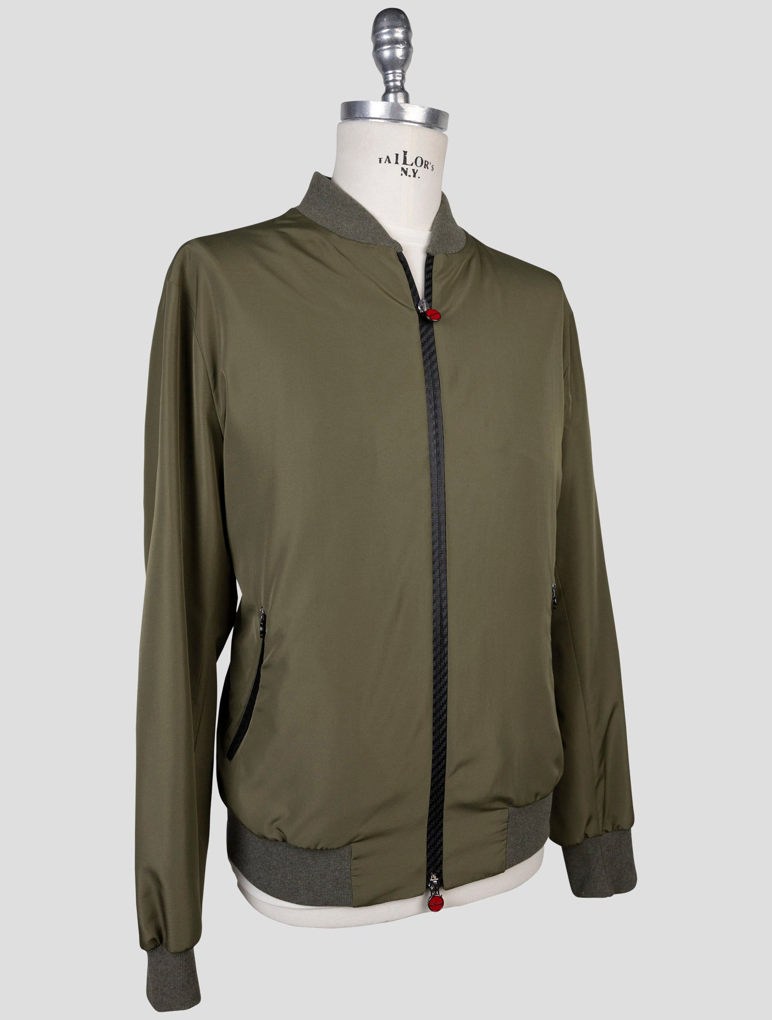 Kiton Green Pl Coat