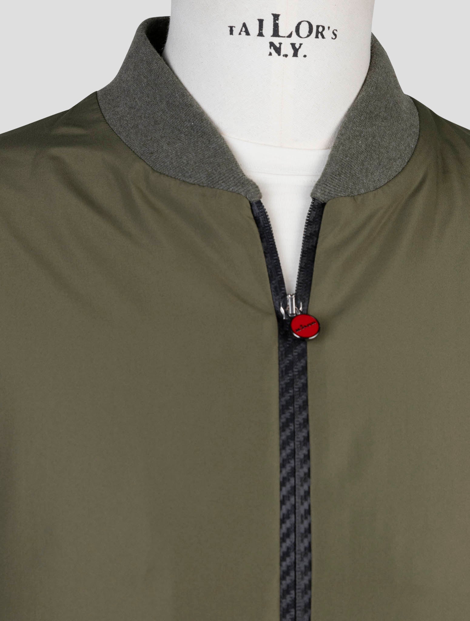 Kiton Green Pl Coat