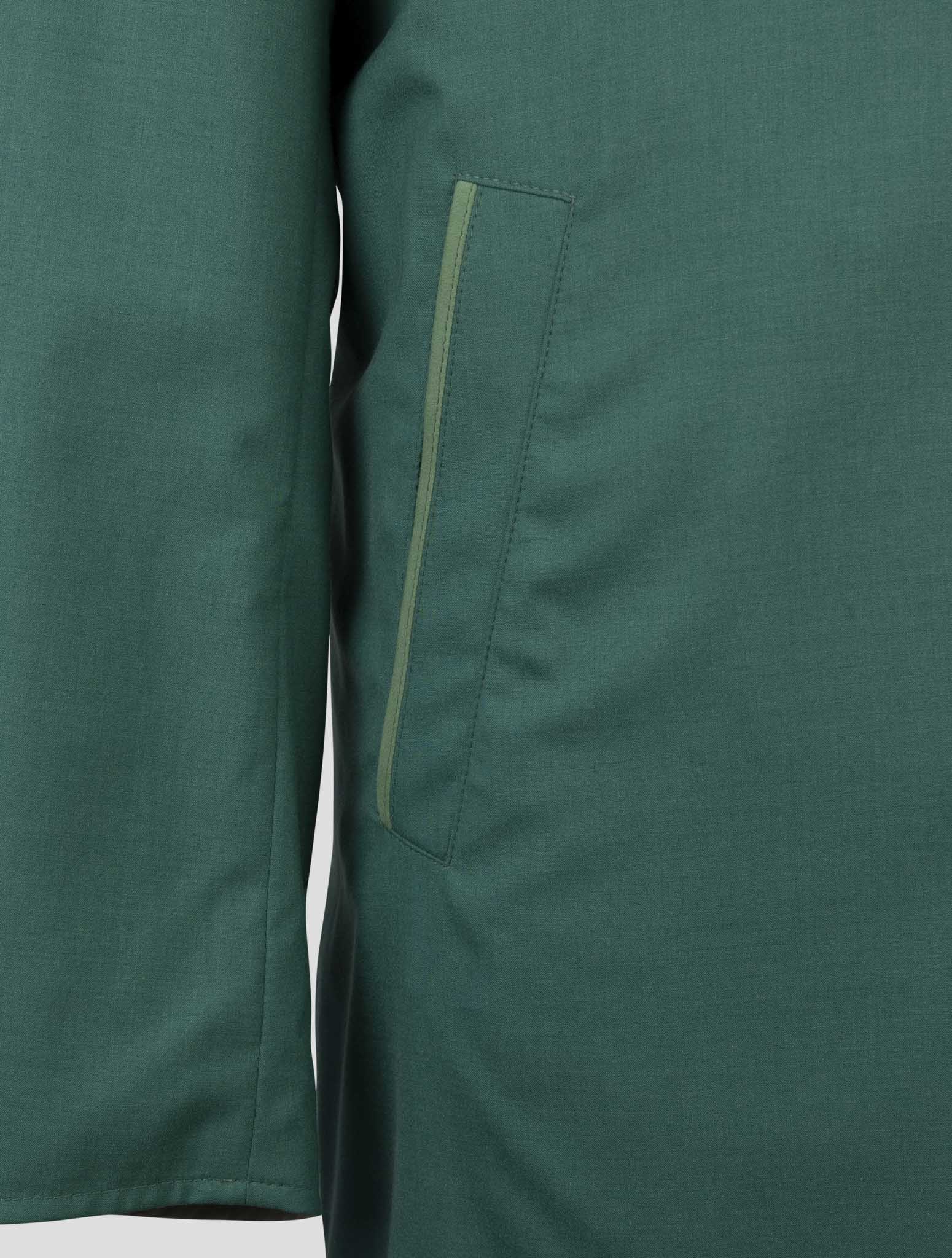 Kiton Green Beige Cashmere Silk Reverse Coat