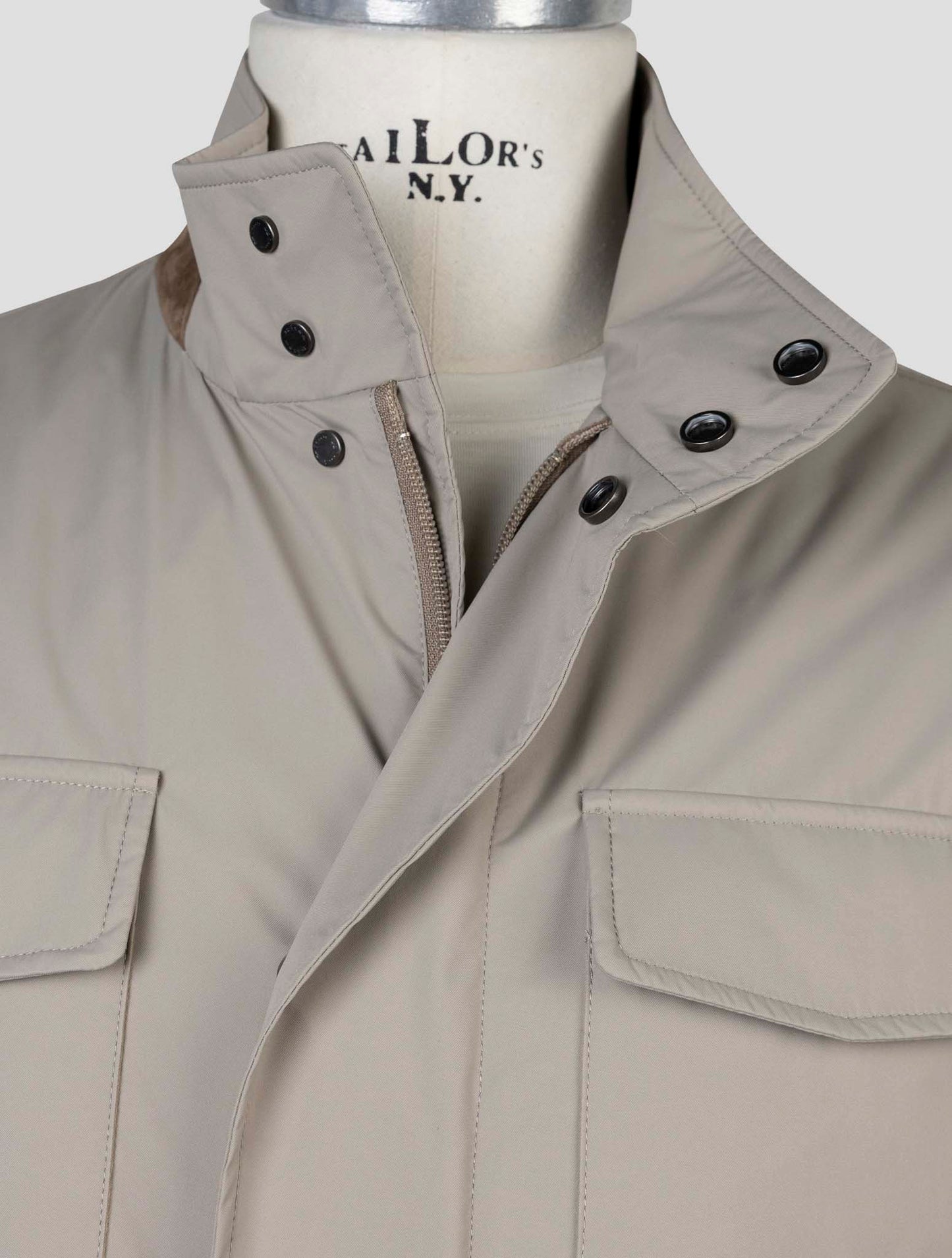 Kiton Beige Pl Coat