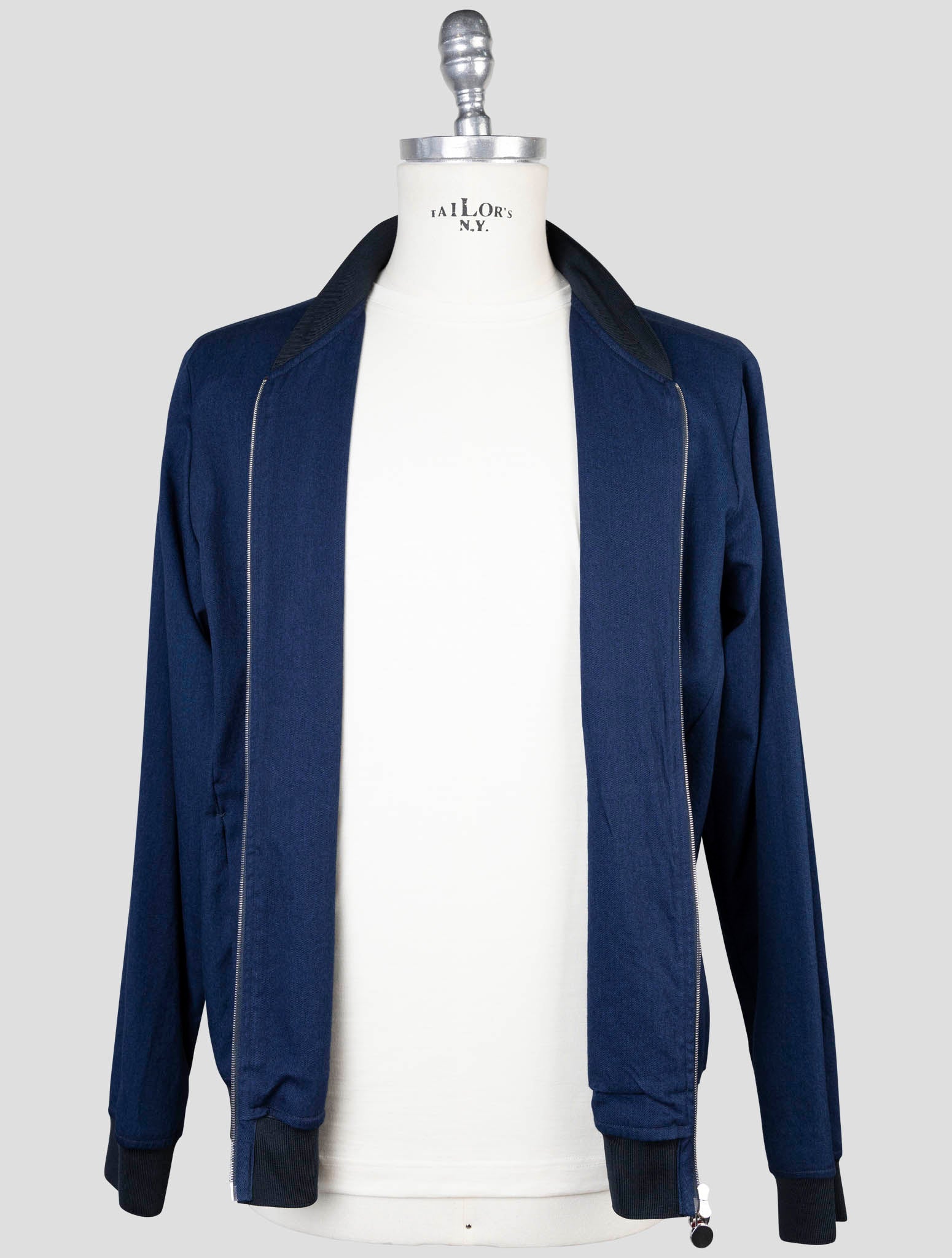 Kiton Denim Cotton Coat
