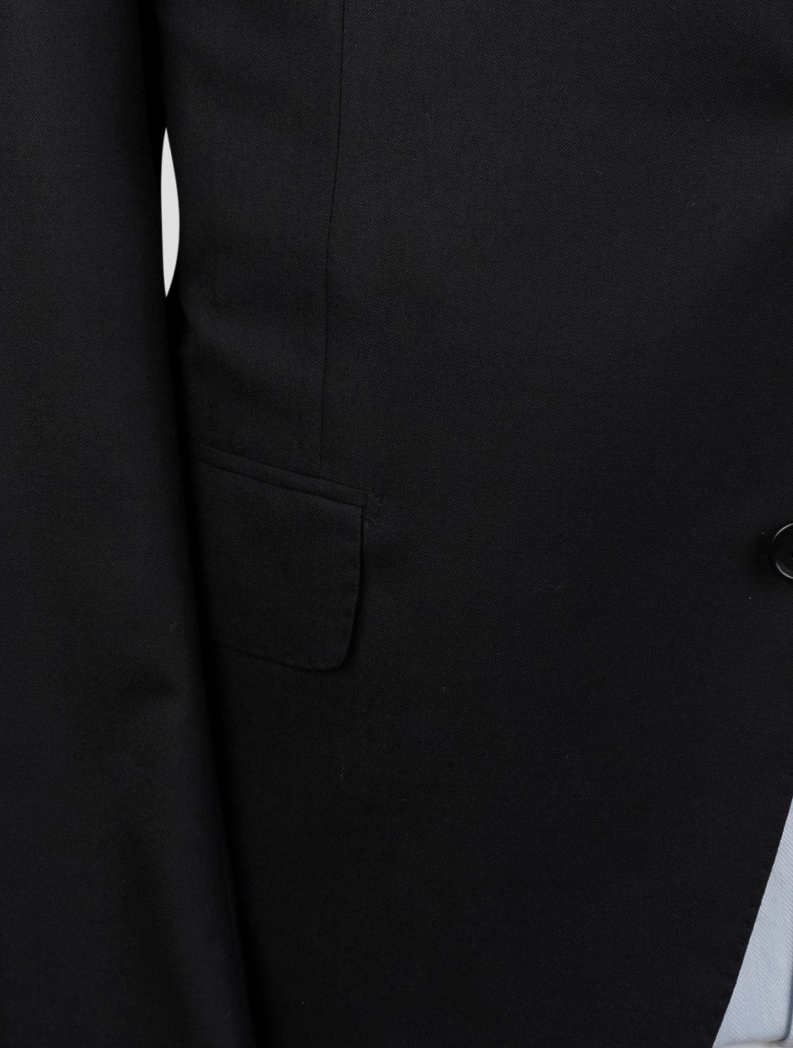 Kiton Black Wool 14 Micron Suit