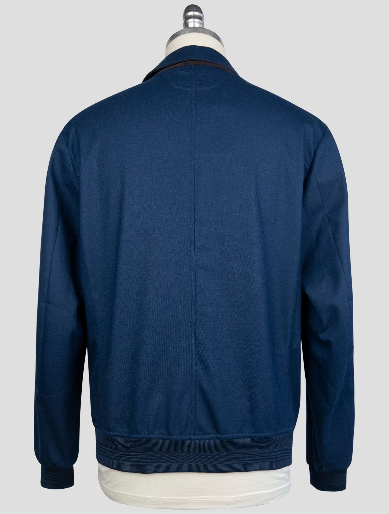 Kiton Blue Cashmere Ea Coat