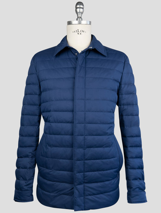Kiton Blue Pl Coat