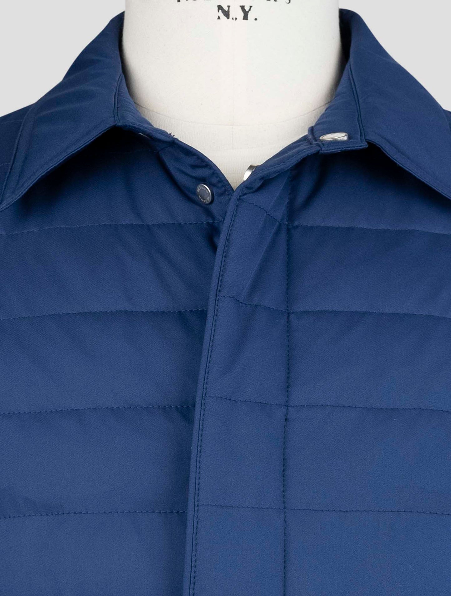 Kiton Blue Pl Coat