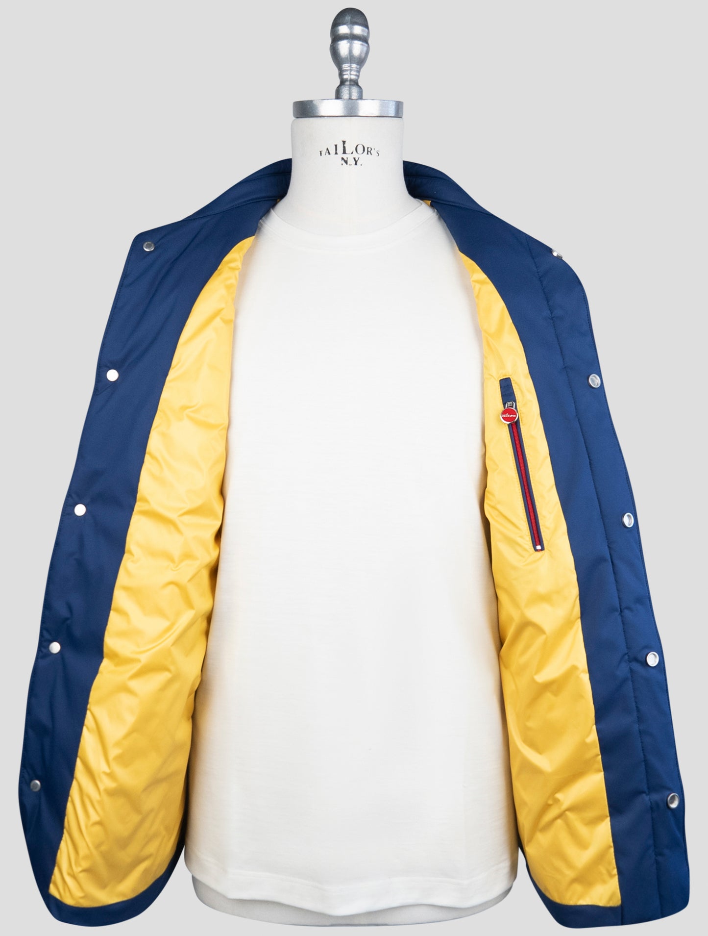 Kiton Blue Pl Coat