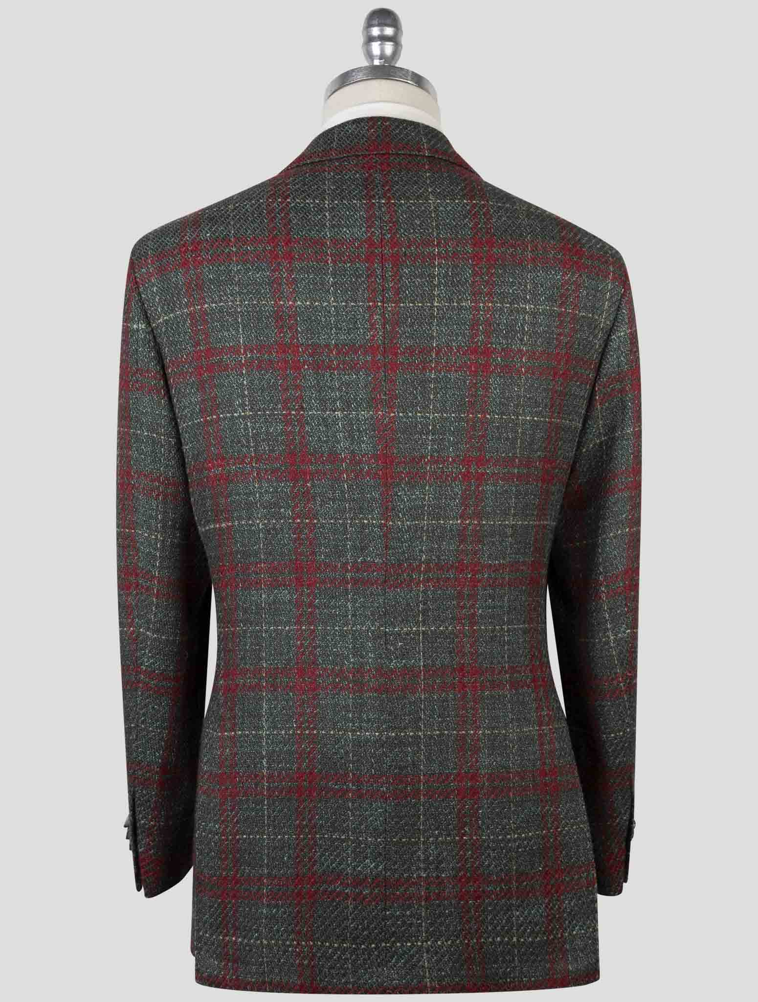 Kiton Multicolor Cashmere Virgin Wool Silk Linen Blazer