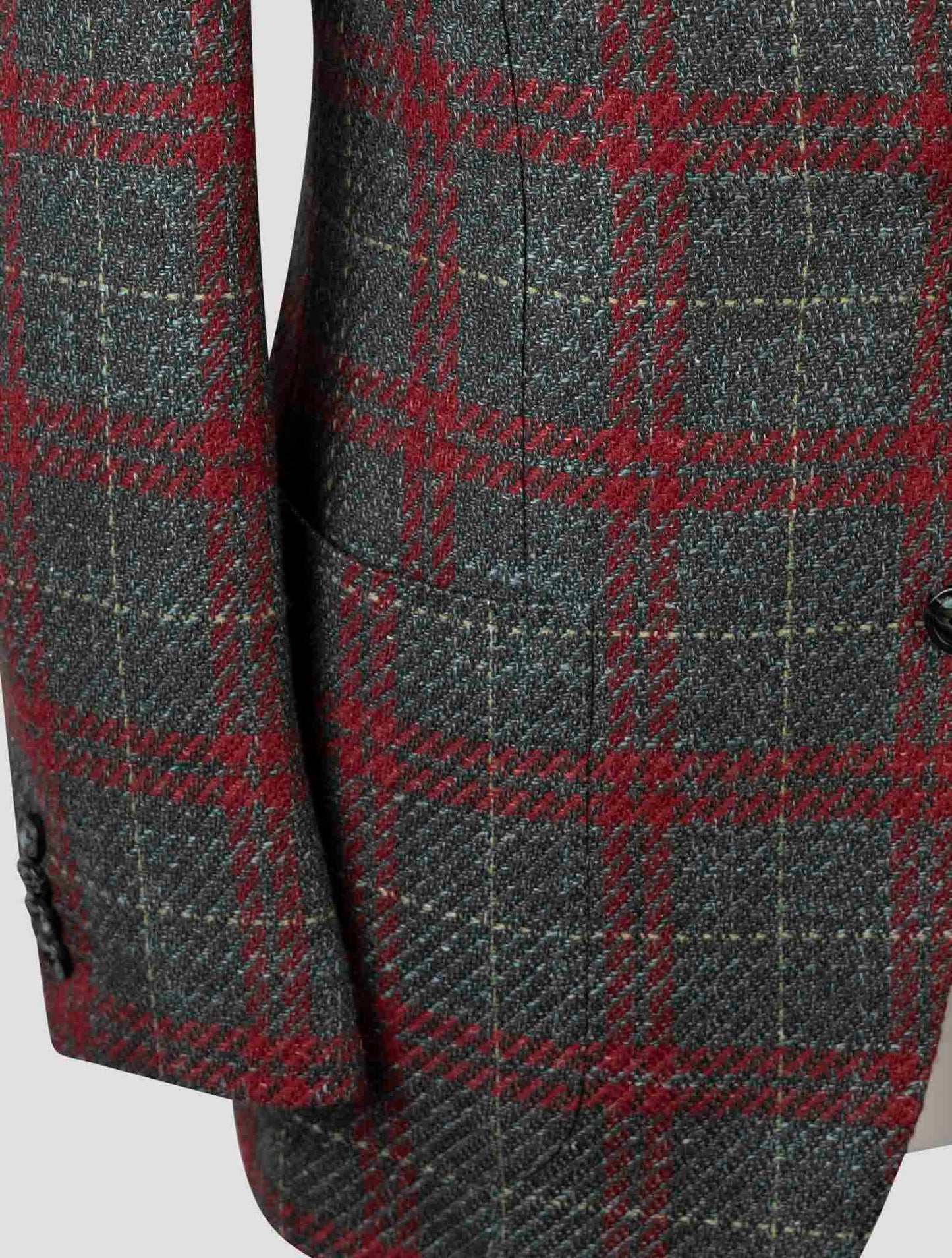 Kiton Multicolor Cashmere Virgin Wool Silk Linen Blazer