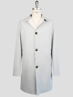 Kiton Gray Pa Ea Reverse Overcoat