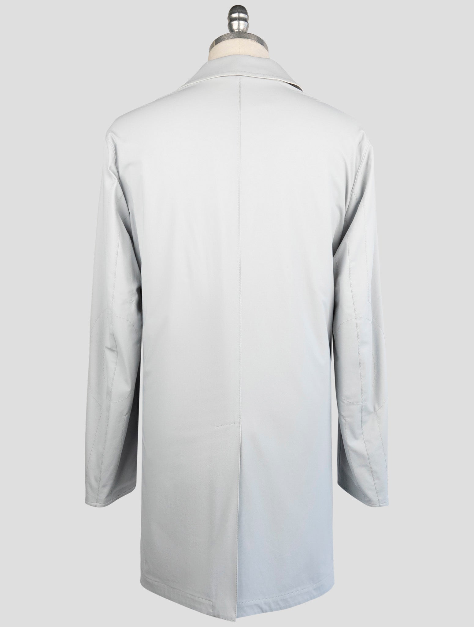 Kiton Gray Pa Ea Reverse Overcoat