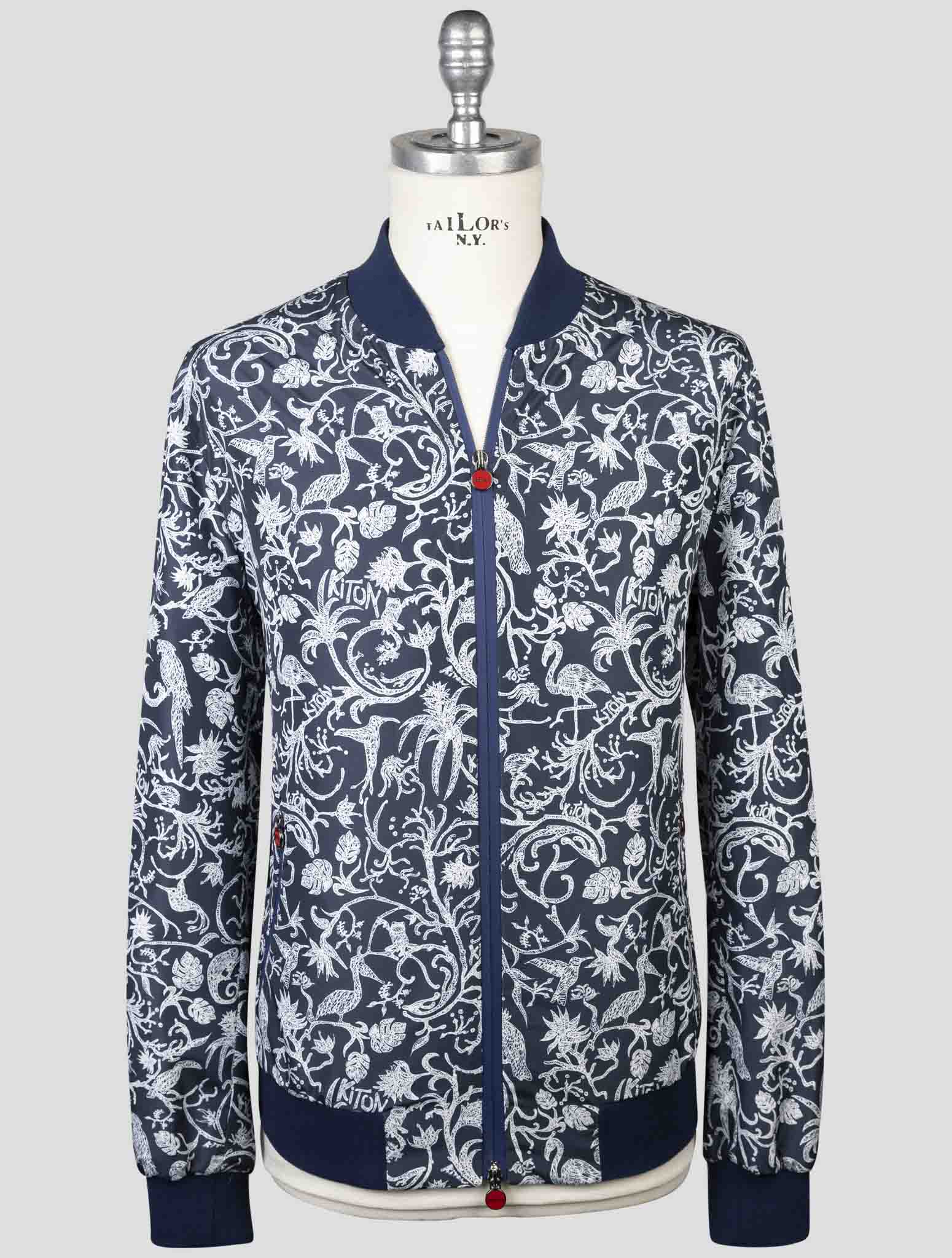 Kiton Blue Pl Coat