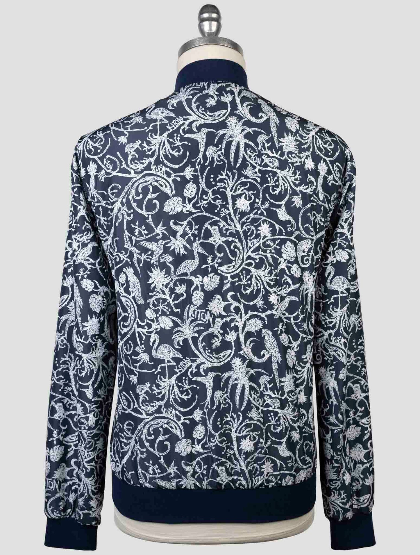 Kiton Blue Pl Coat