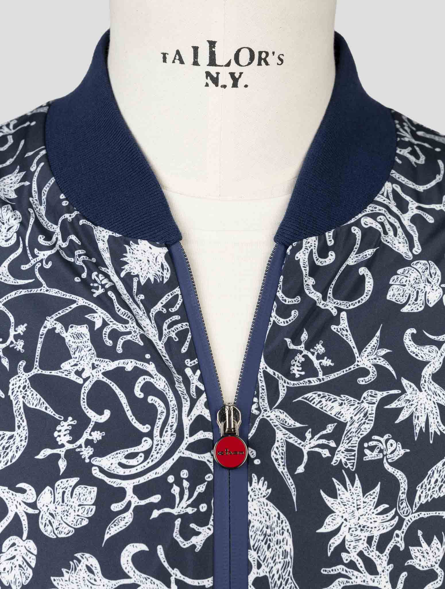 Kiton Blue Pl Coat