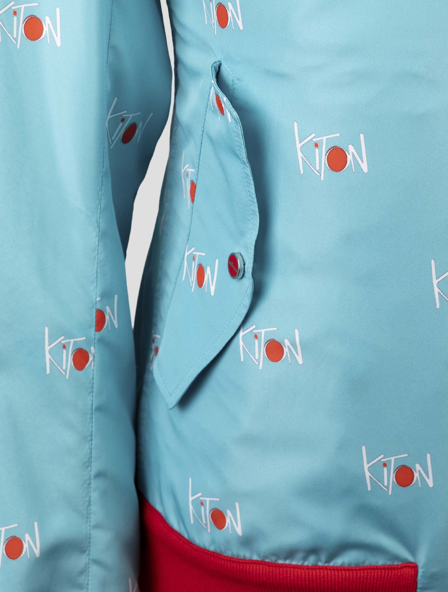 Kiton Light Green Pl Coat