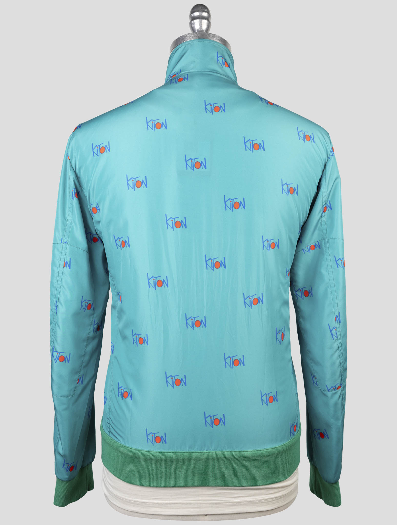 Kiton Light Green Pl Coat