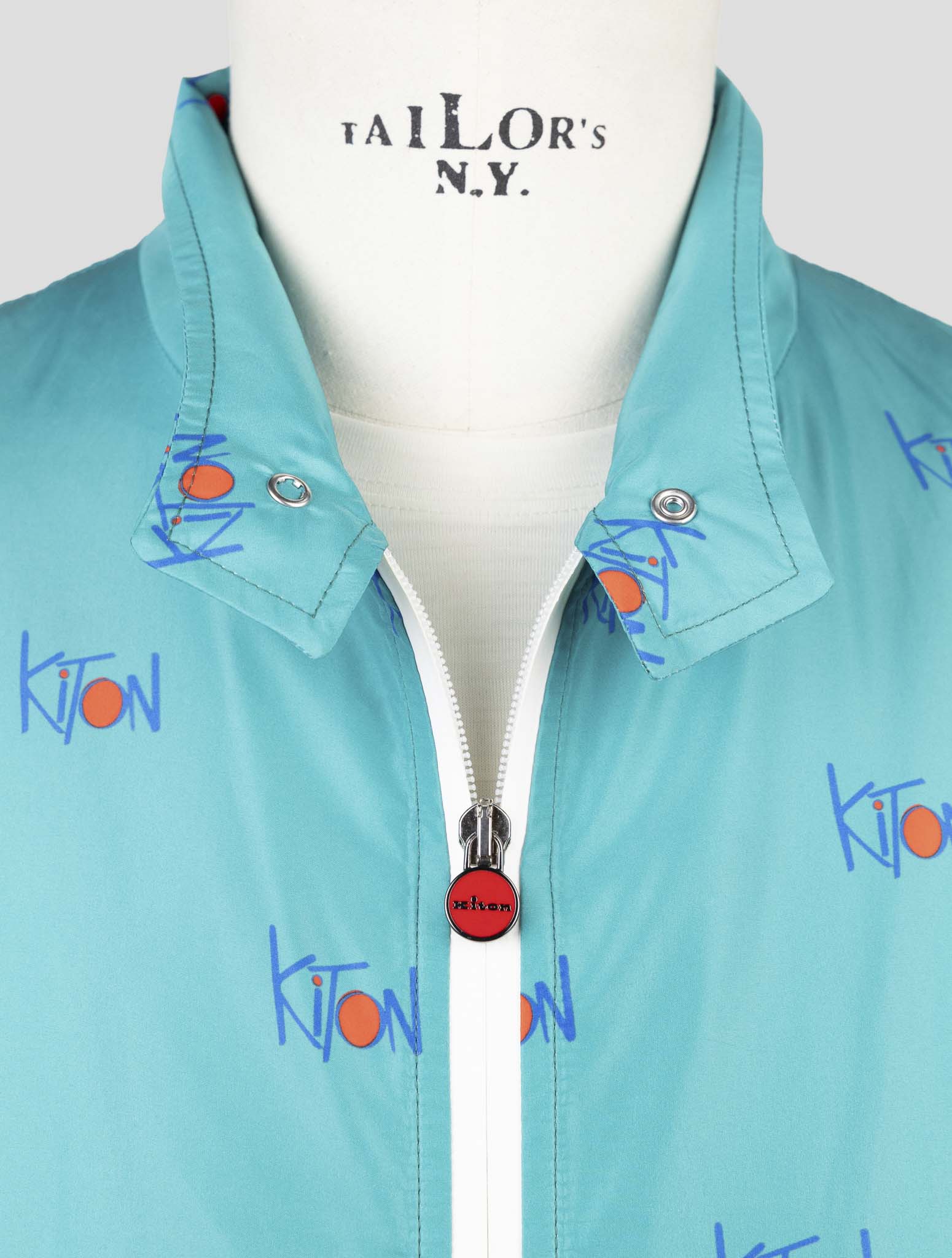 Kiton Light Green Pl Coat
