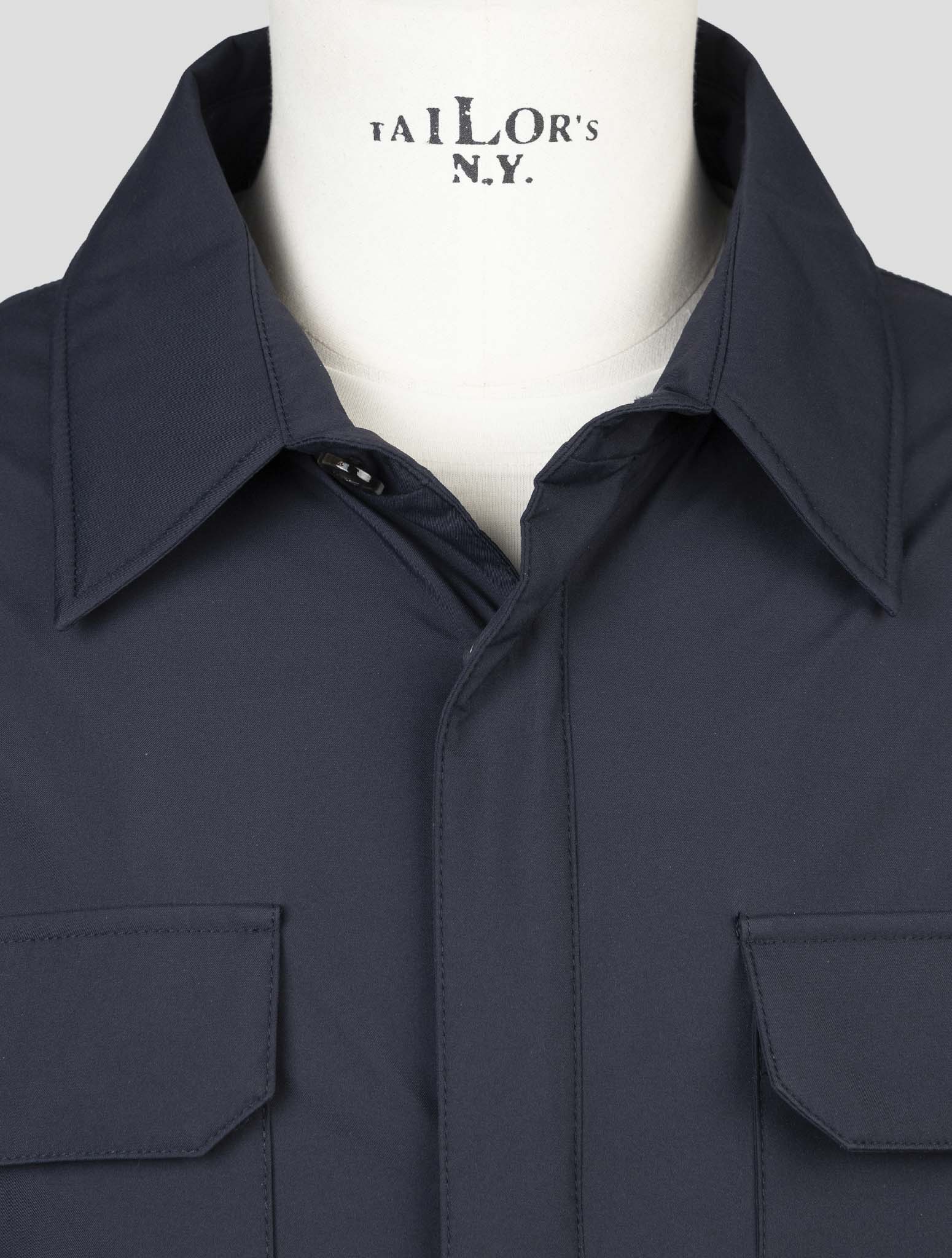 Kiton Blue Pl Coat