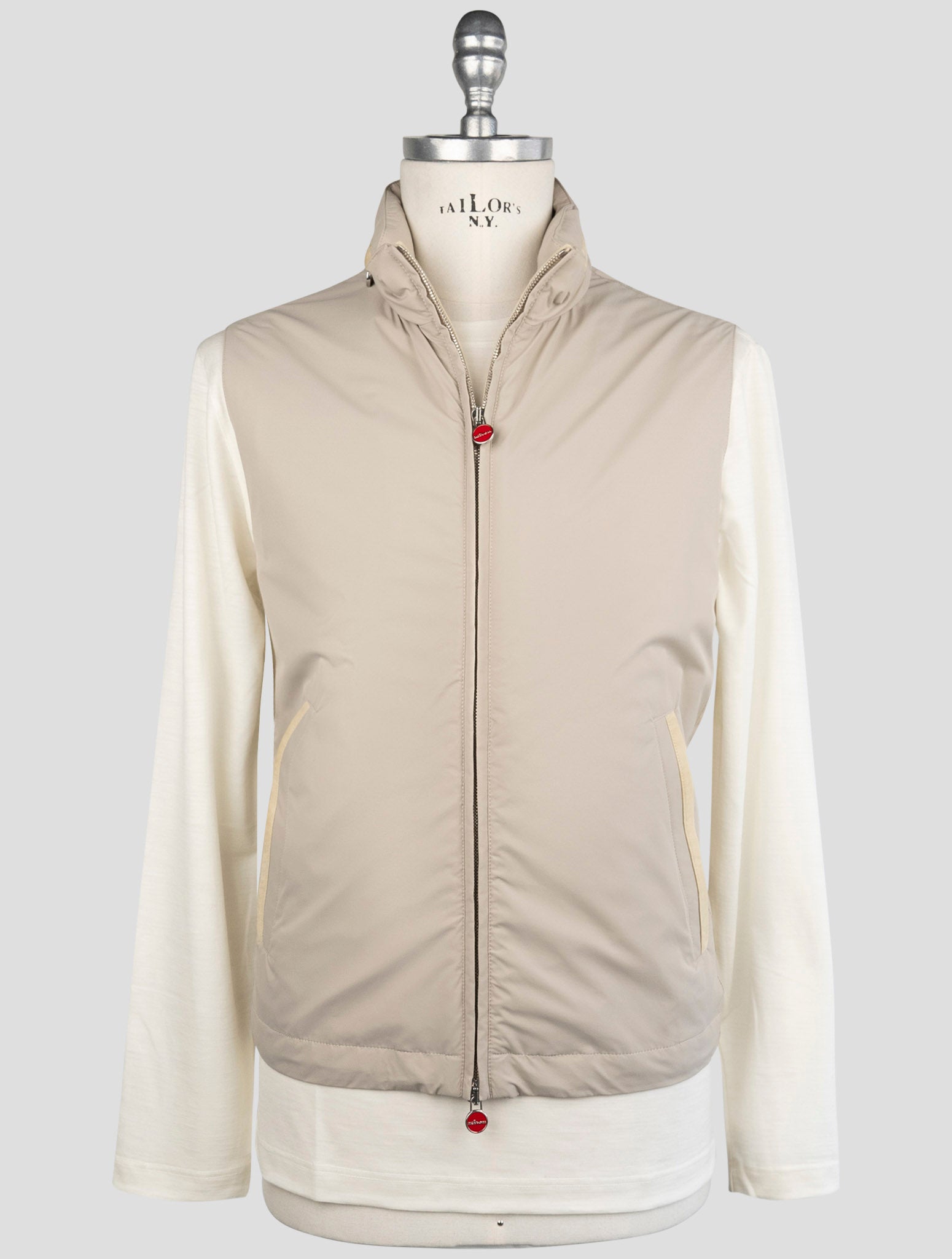 Kiton Beige Pl Gilet