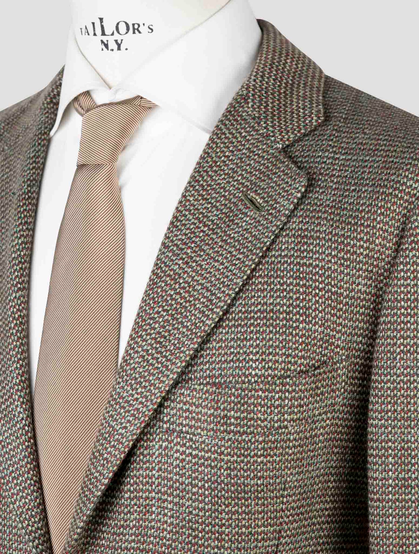 Kiton Multicolor Cashmere Virgin Wool Silk Linen Blazer