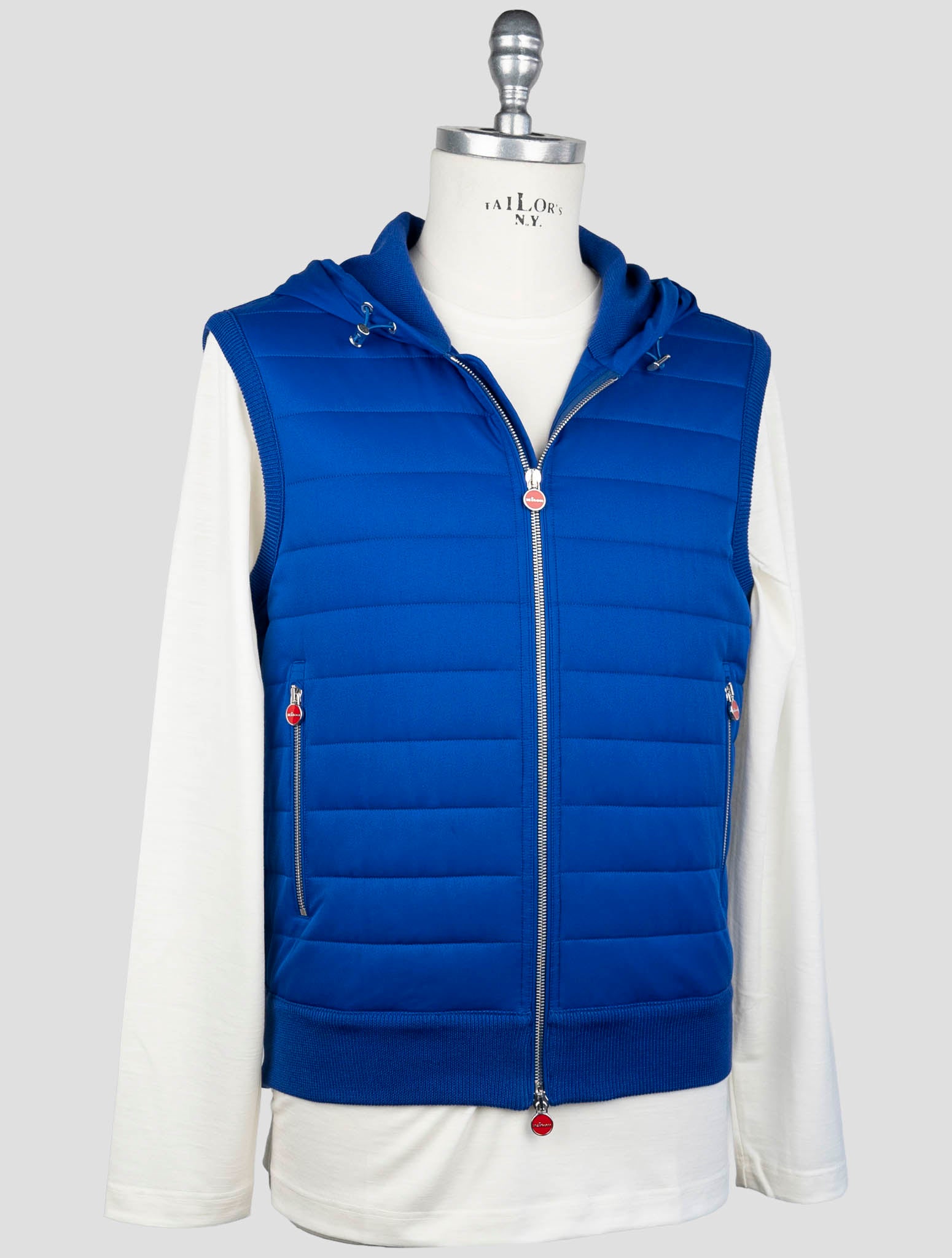 Kiton Blue Pl Gilet