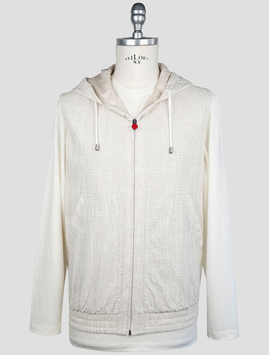 Kiton Beige Cotton Ea Gilet