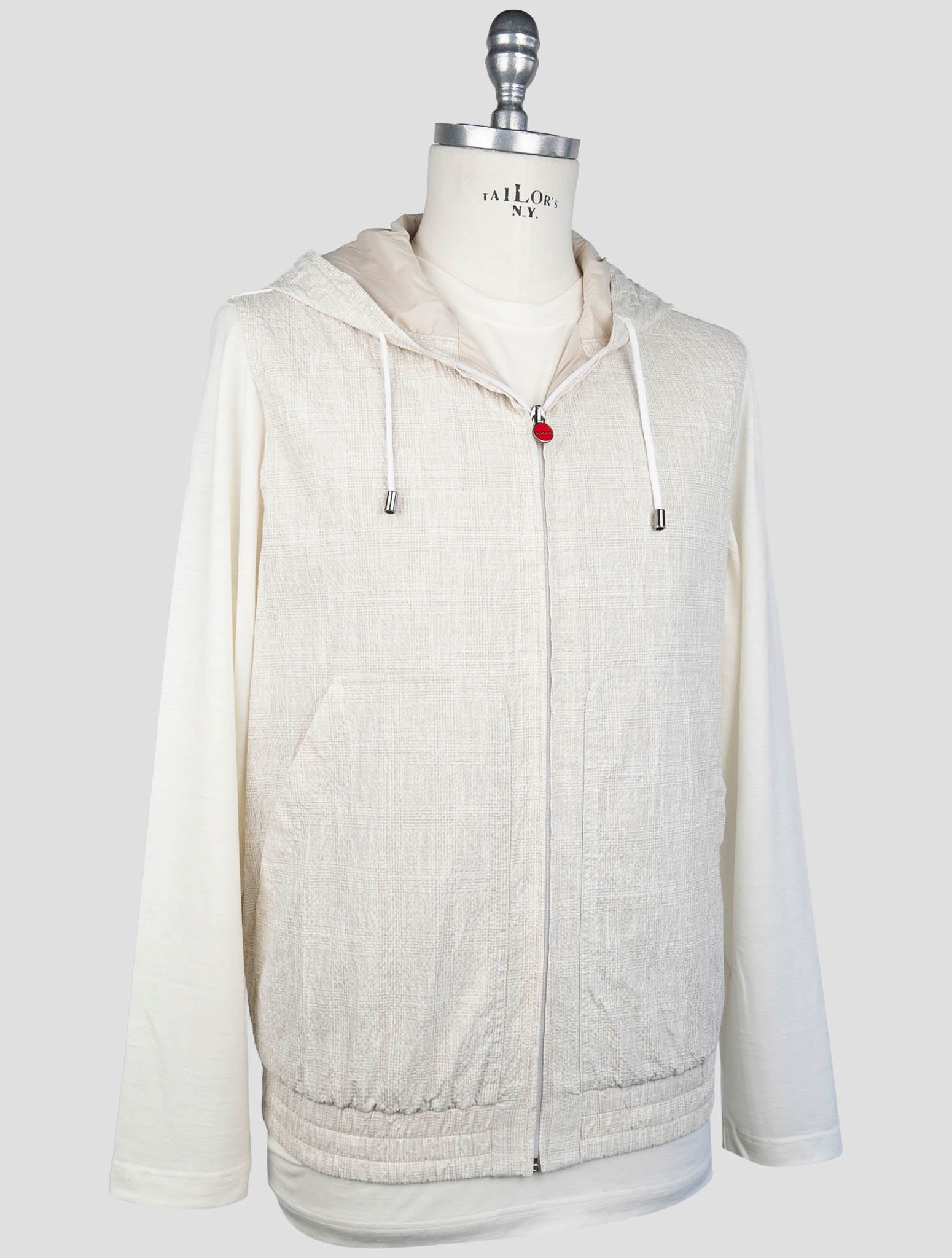 Kiton Beige Cotton Ea Gilet