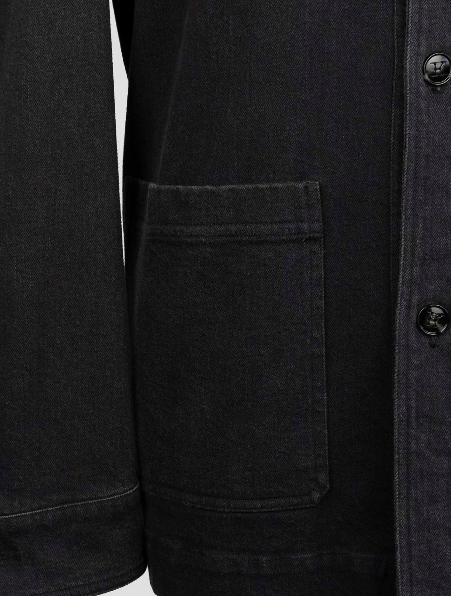 Kiton Black Cotton Ea Coat