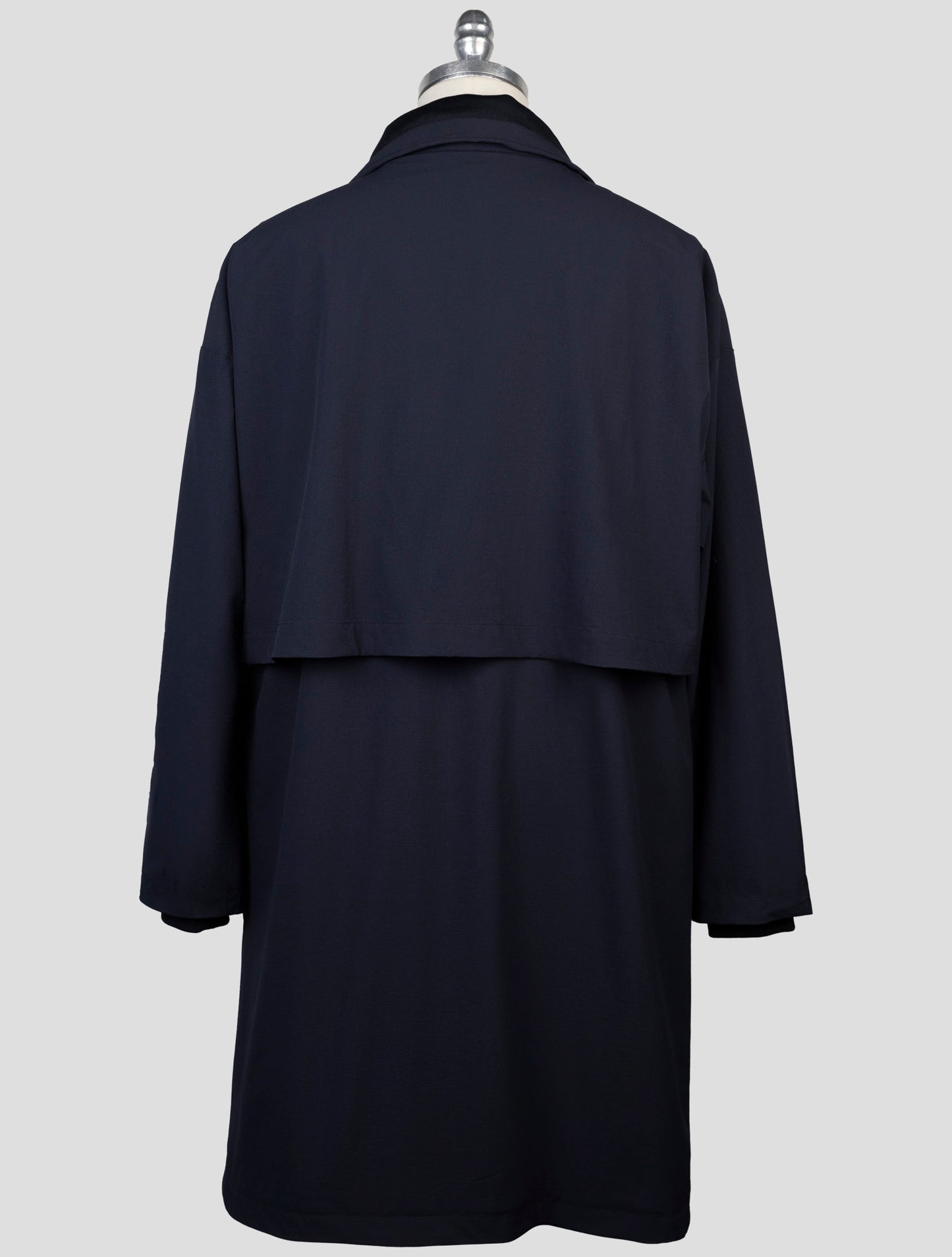 Kiton Blue Pa Ea Overcoat