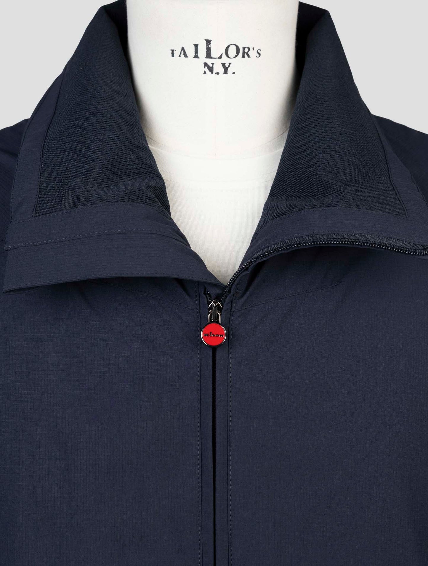 Kiton Blue Pa Ea Overcoat