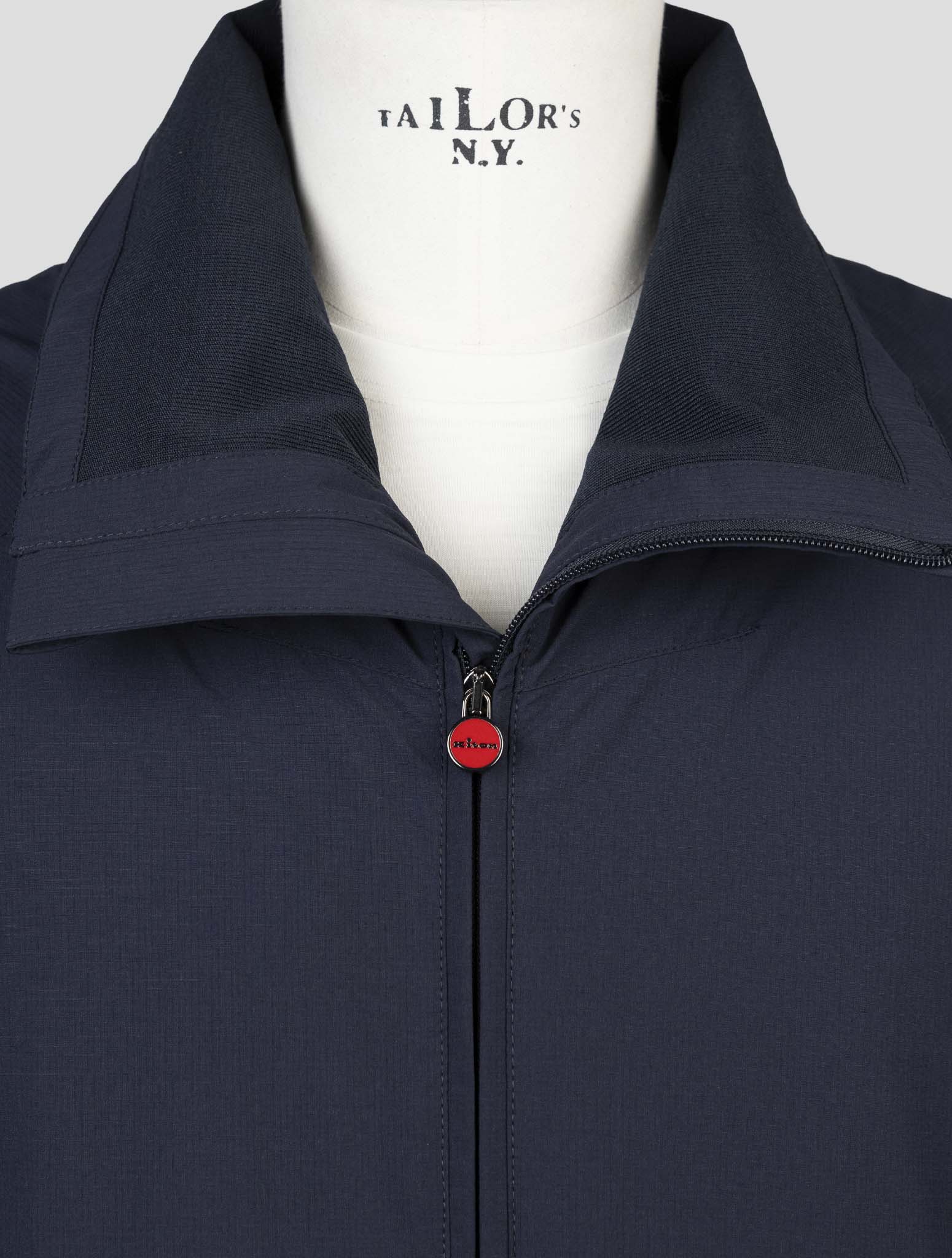 Kiton Blue Pa Ea Overcoat