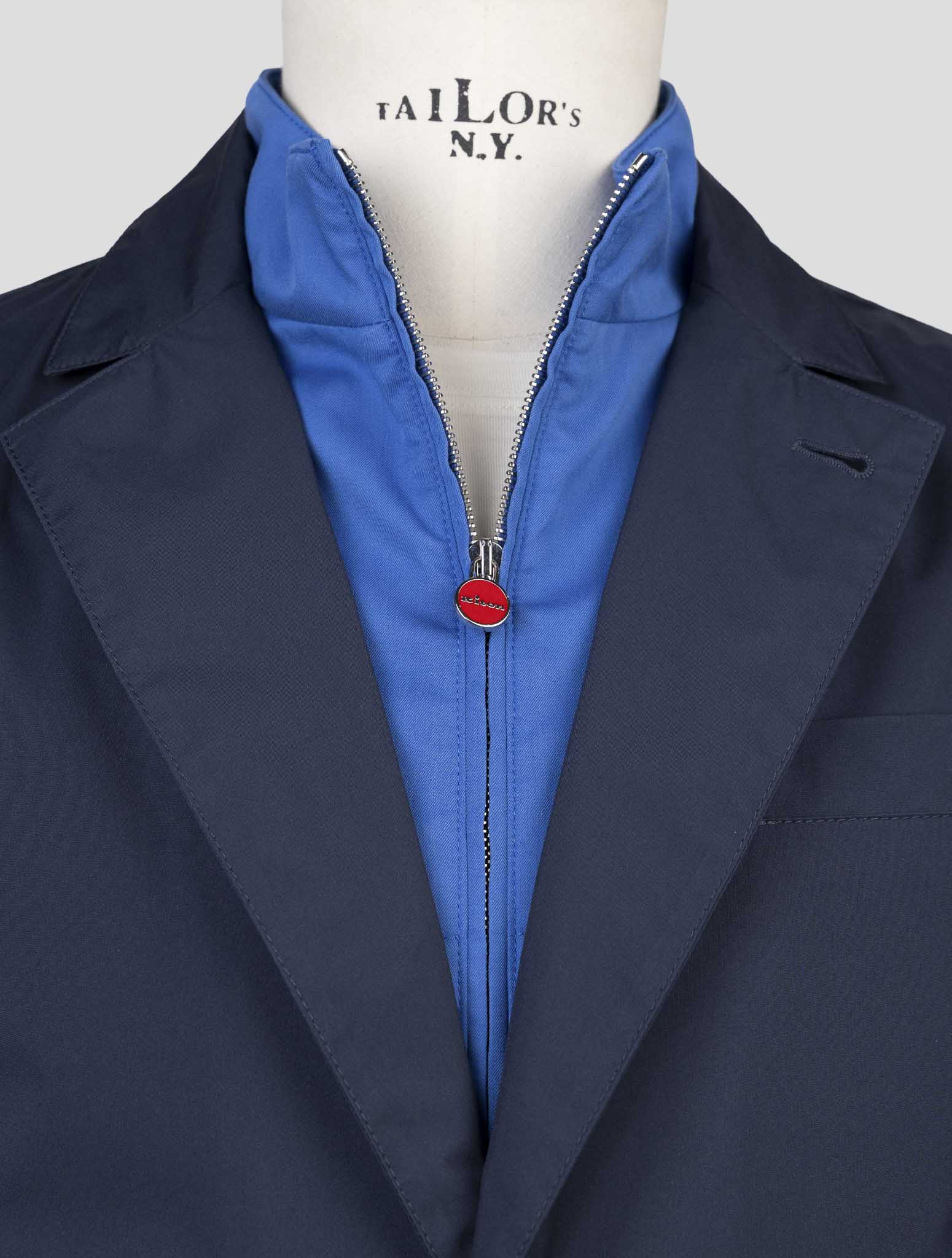 Kiton Blue Pl Pu Coat