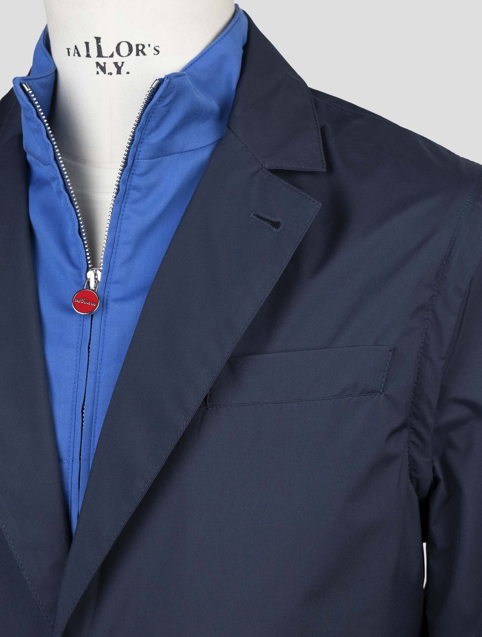 Kiton Blue Pl Pu Coat