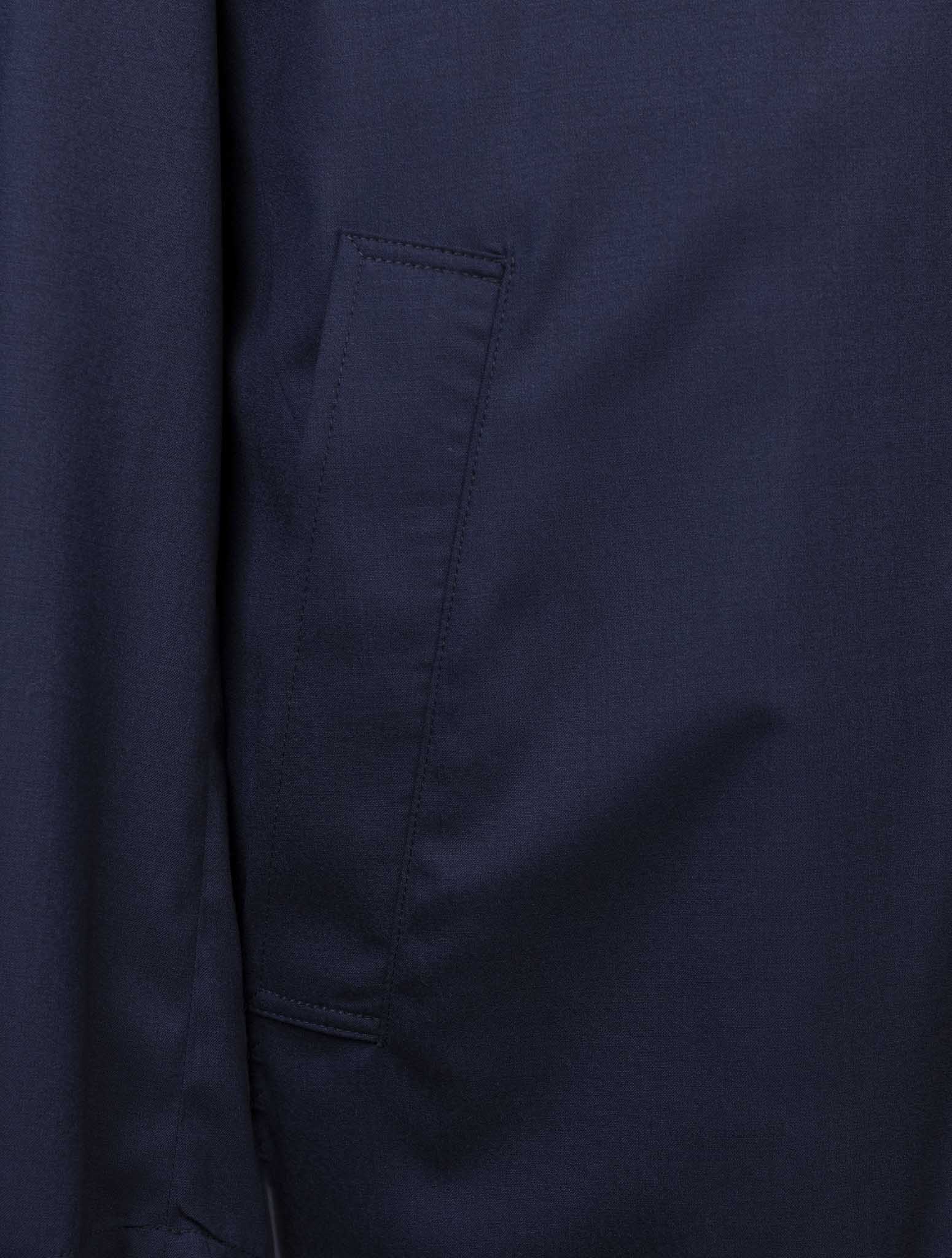 Kiton Blue Virgin Wool Pa Ea Overcoat