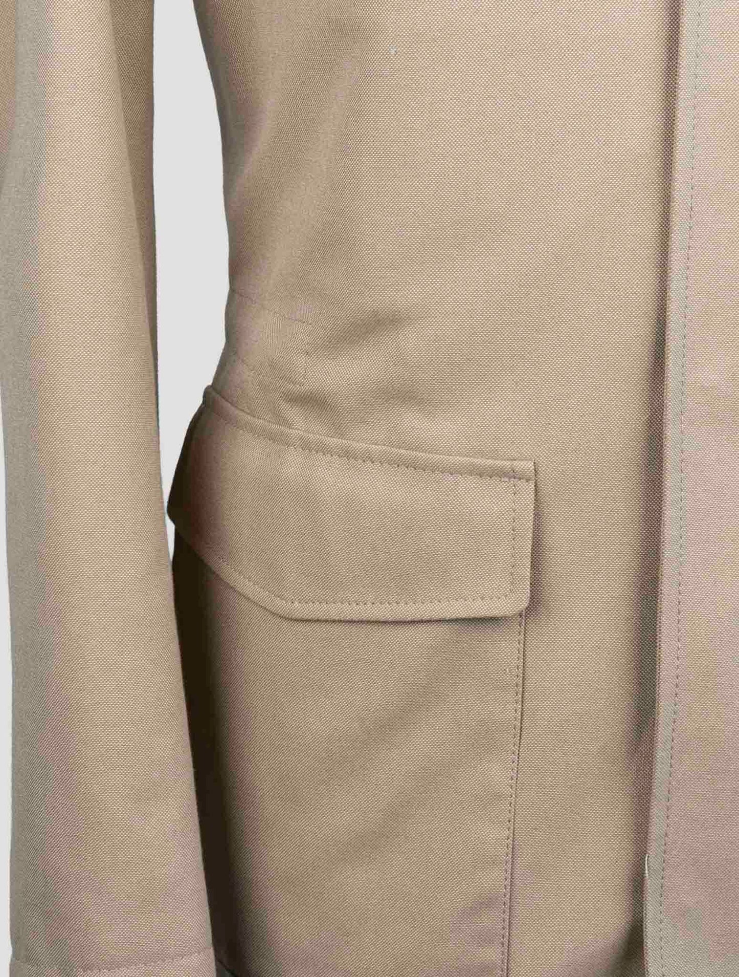 Kiton Beige Cotton Coat