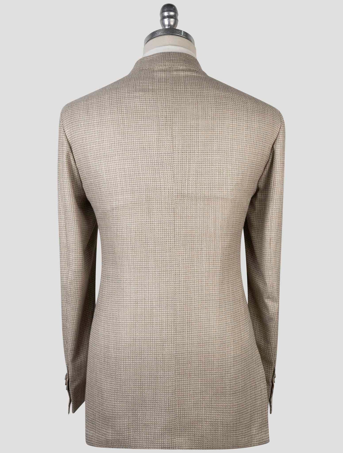 Kiton Brown Cashmere Virgin Wool Silk Linen Blazer