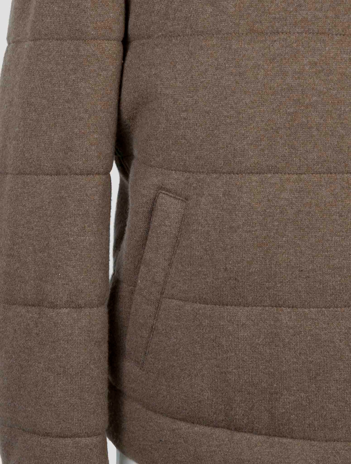 Kiton Brown Wool Cashmere Pa Coat