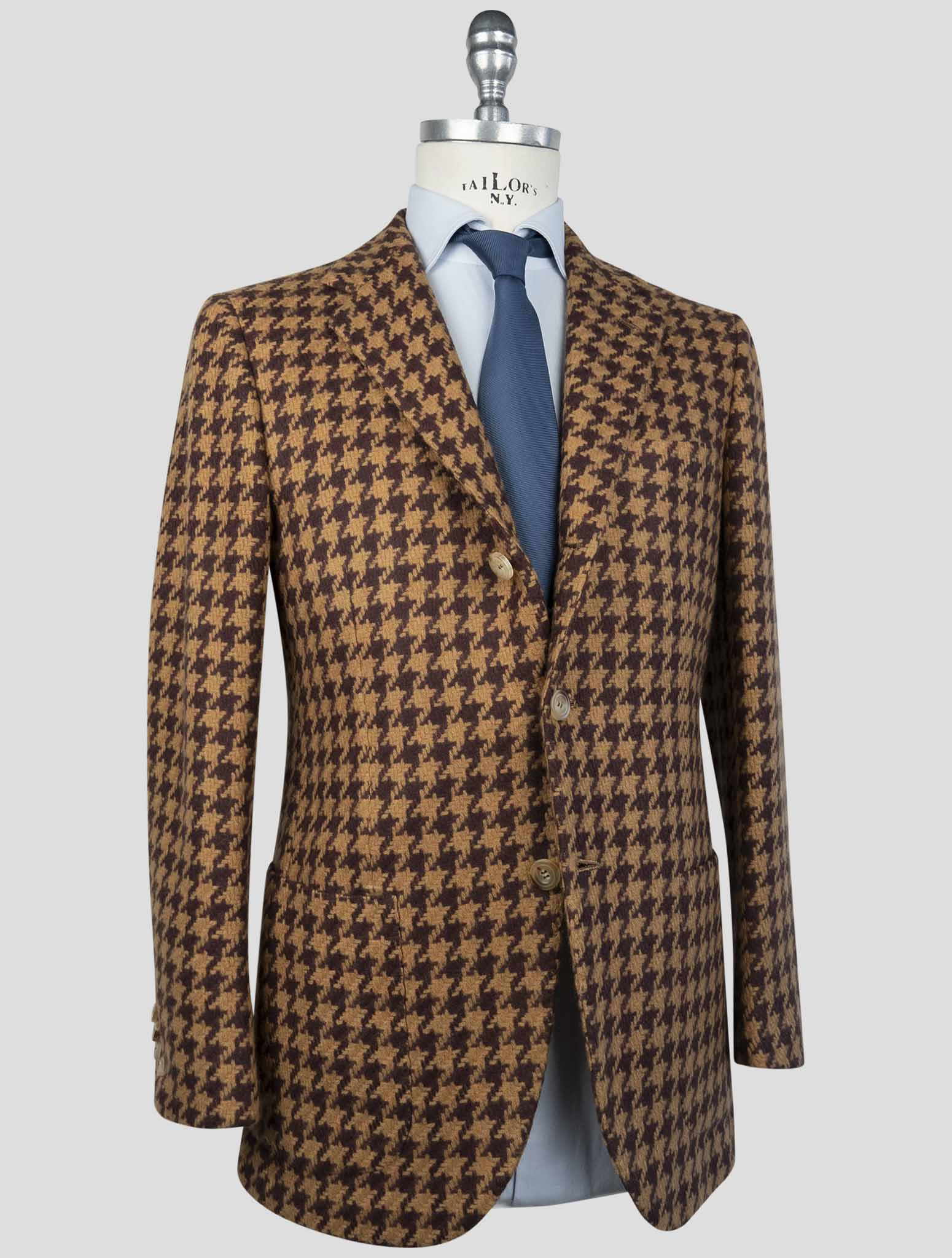 Kiton Brown Cashmere Blazer