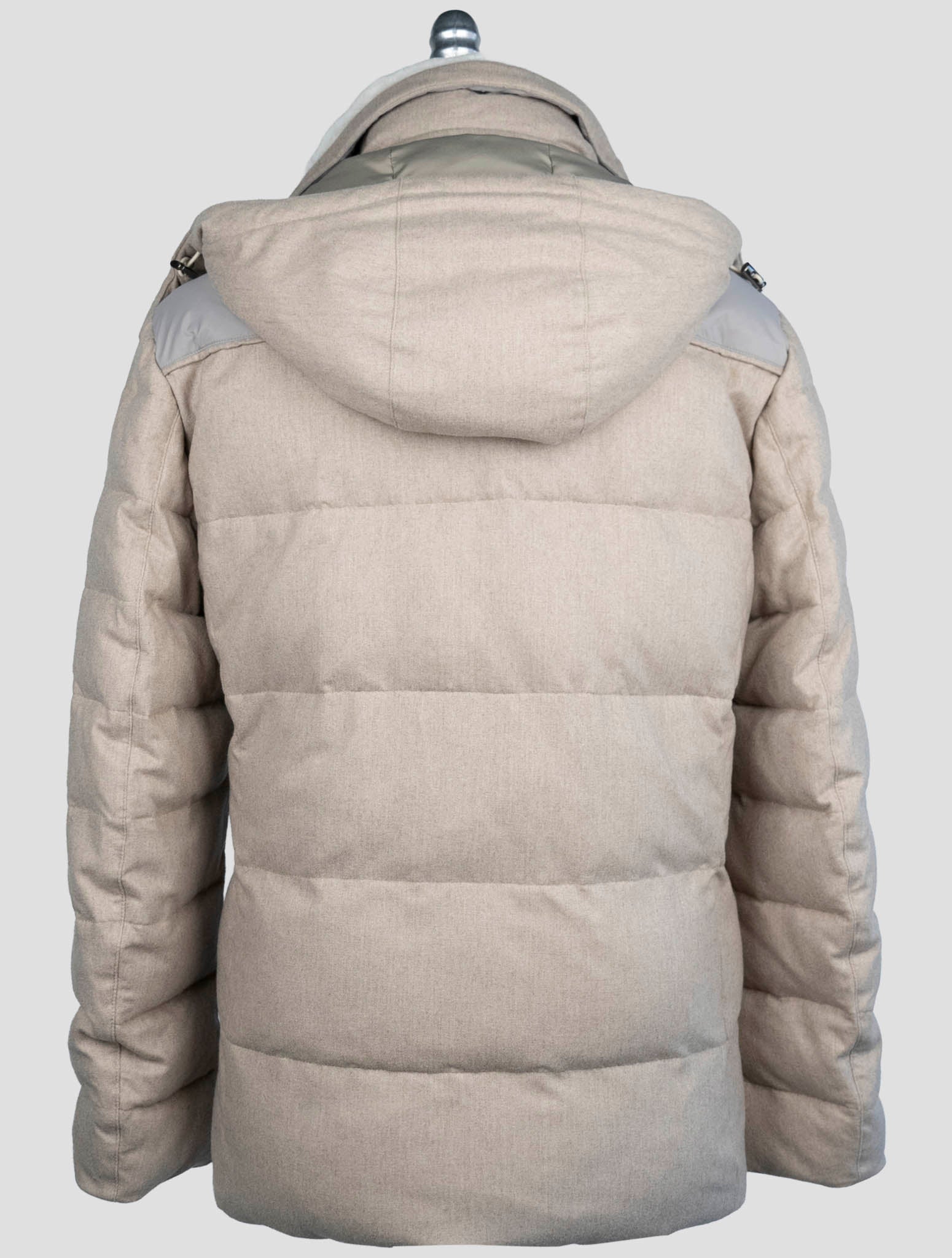 Kiton Beige Cashmere Pa Coat