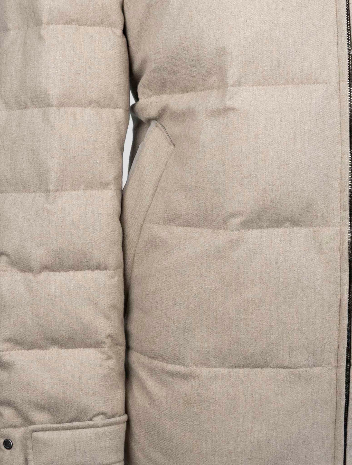 Kiton Beige Cashmere Pa Coat