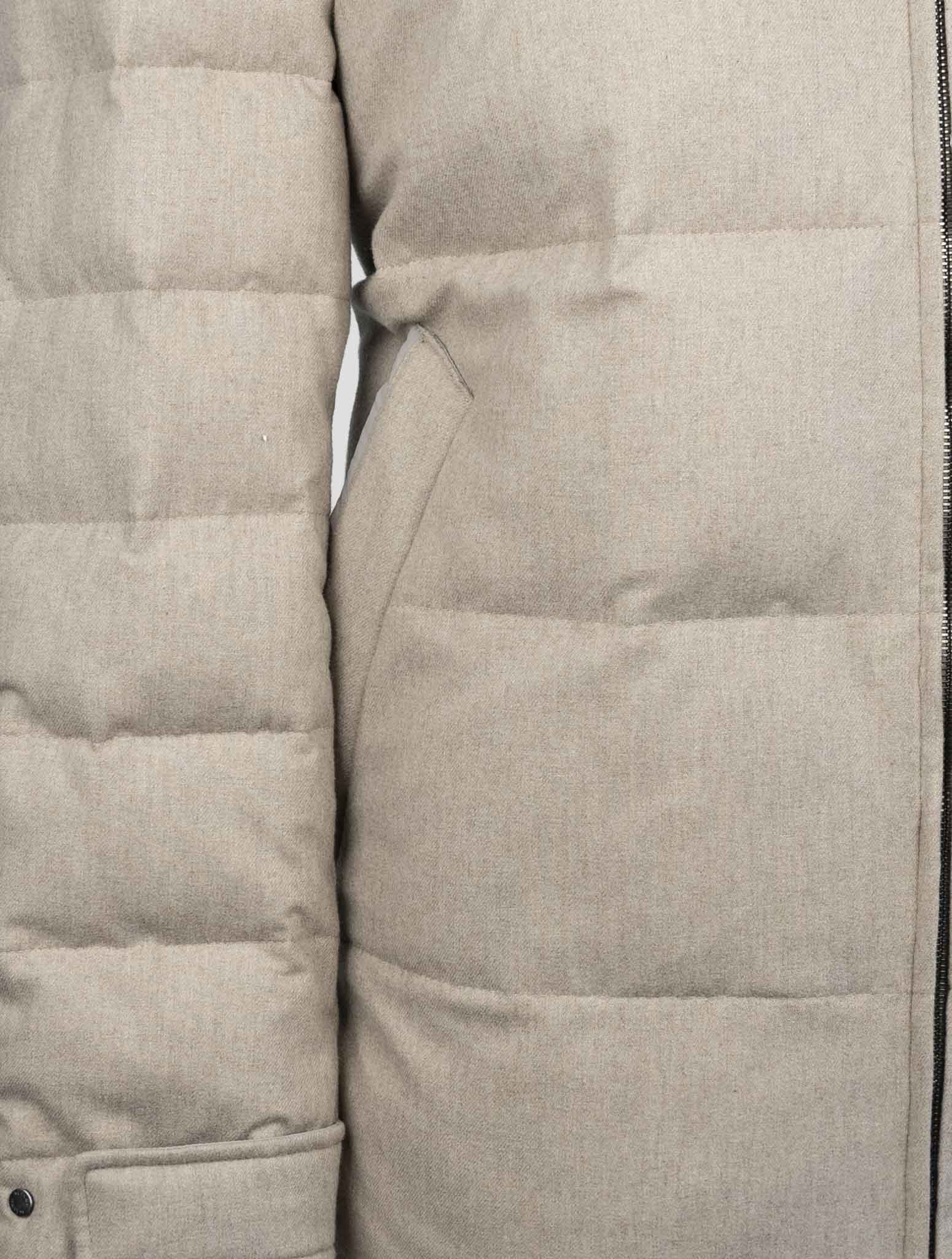 Kiton Beige Cashmere Pa Coat