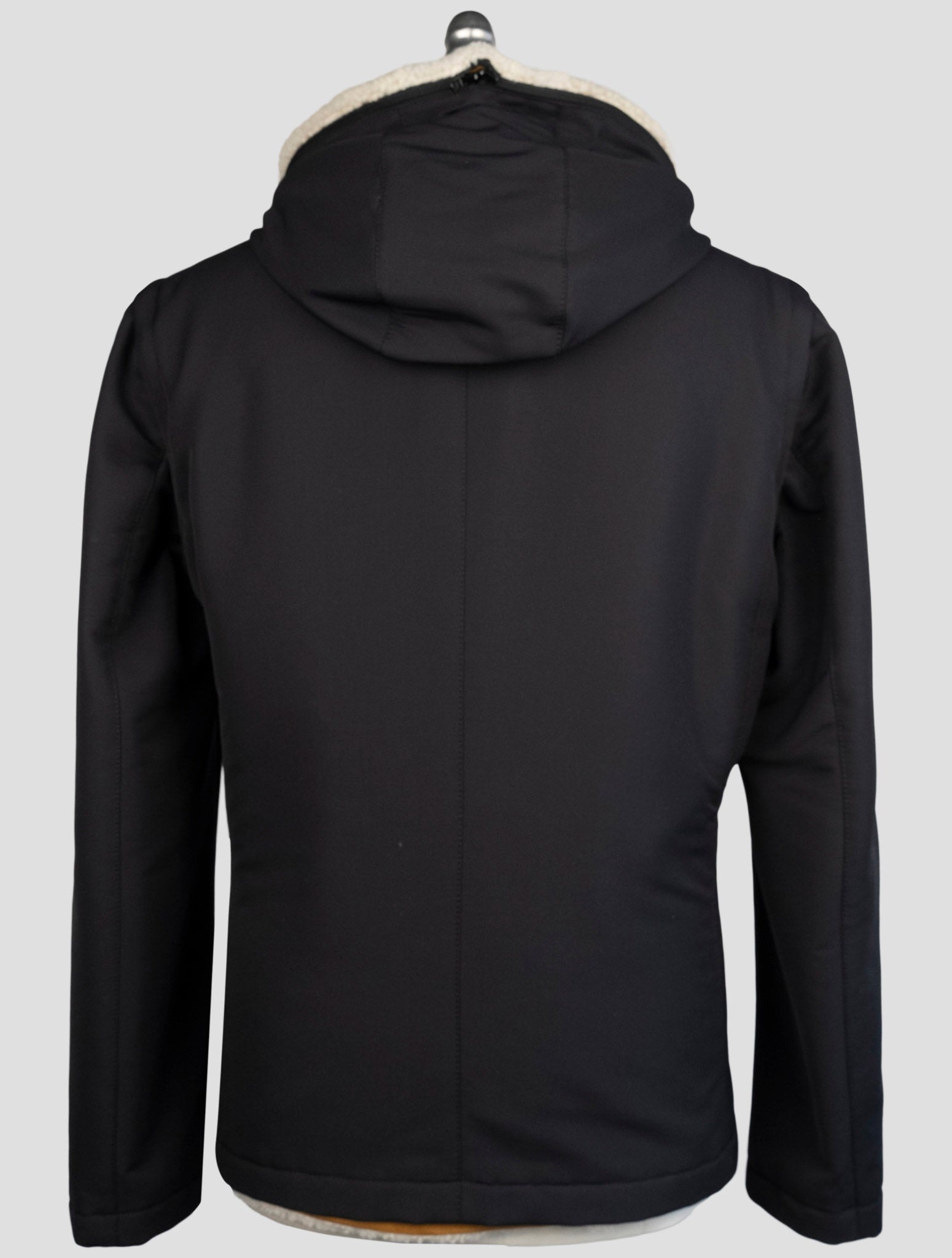 Kiton Blue Wool Pa Coat