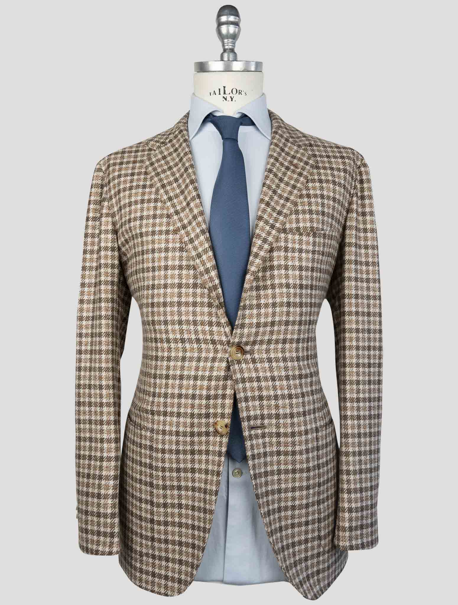 Kiton Brown Cashmere Blazer