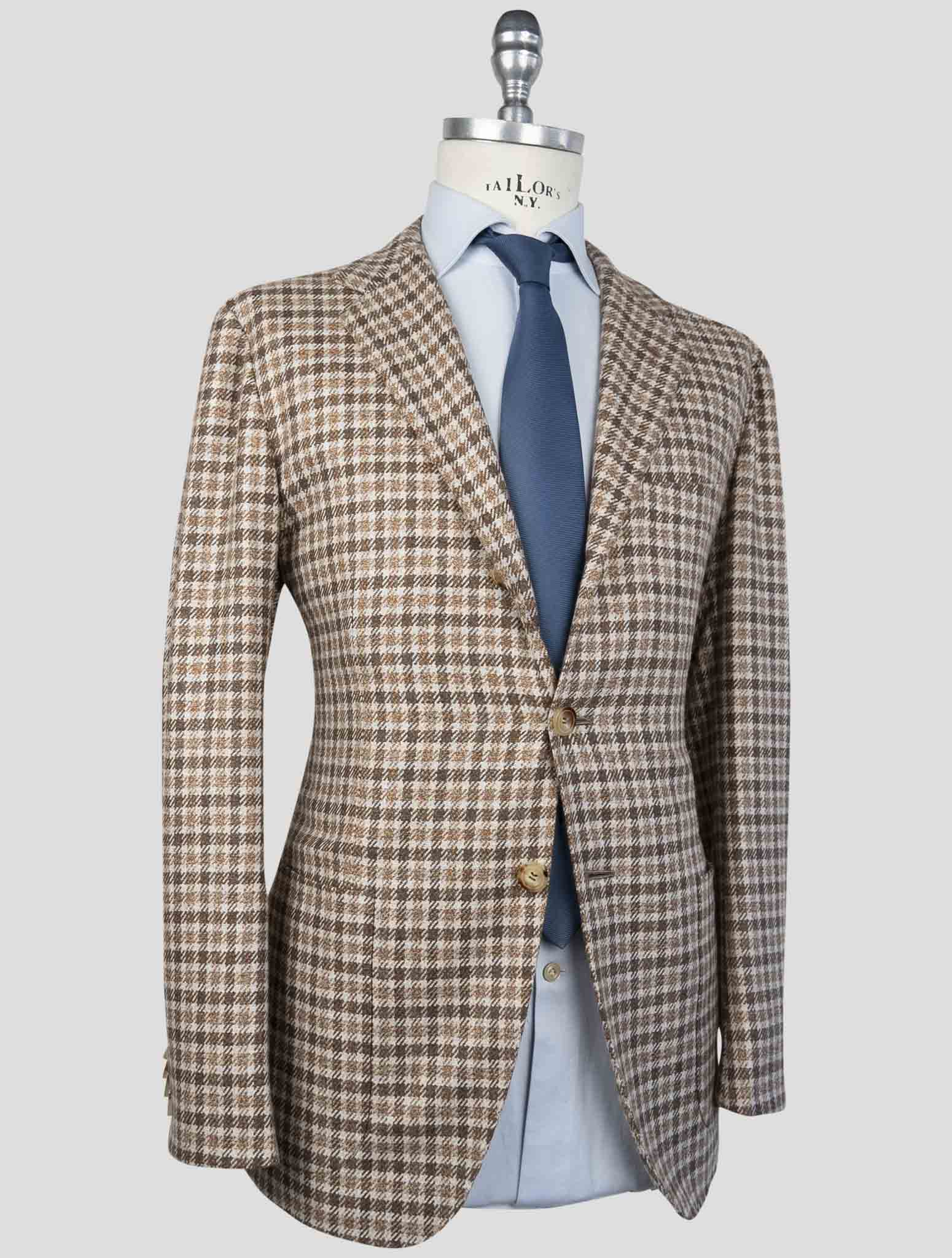 Kiton Brown Cashmere Blazer