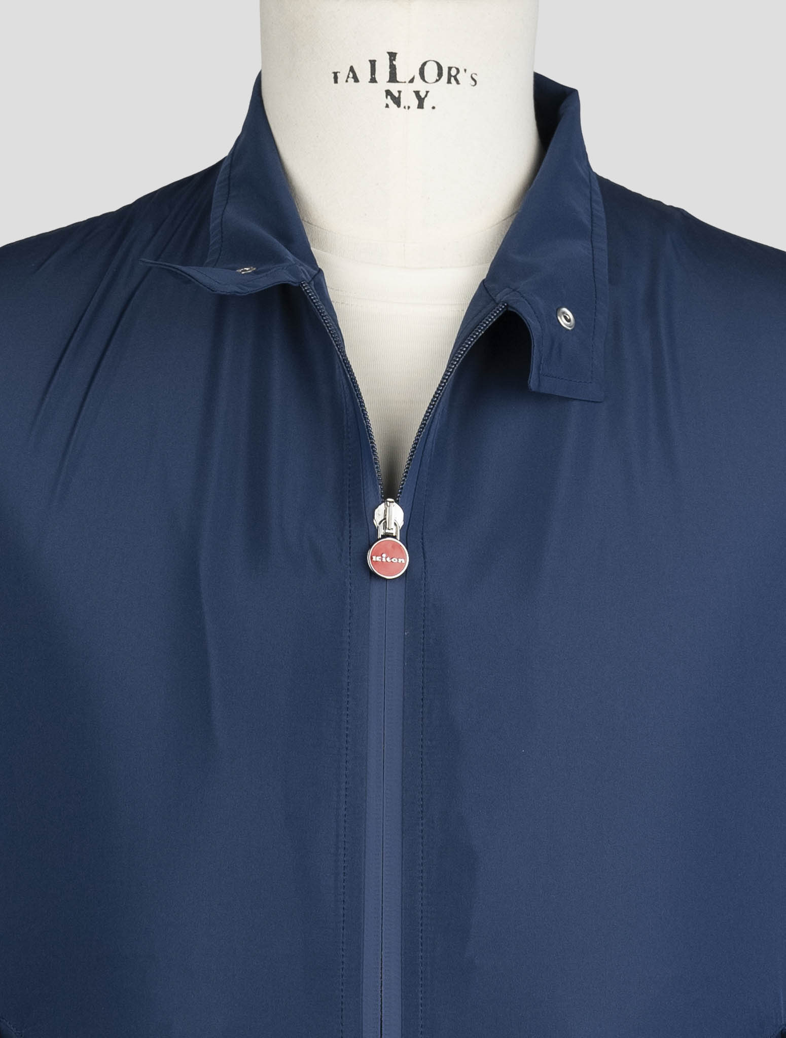 Kiton Blue Pl Coat