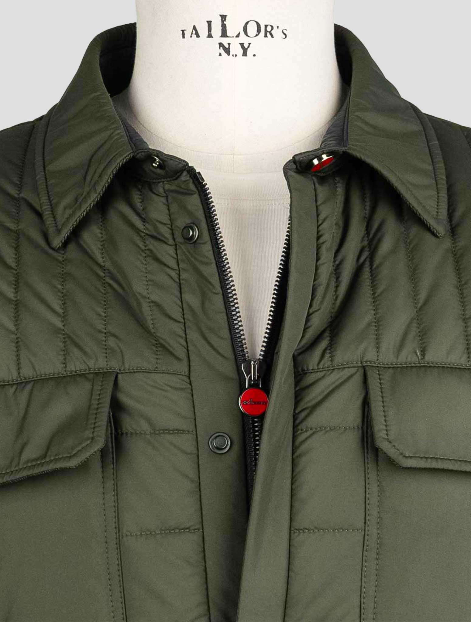 Kiton Green Pl Coat